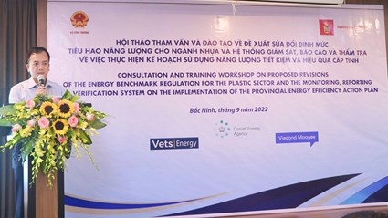 [Bắc Ninh] Hội thảo tham vấn đề xuất sửa đổi định mức tiêu hao năng lượng cho ngành nhựa và giới thiệu bộ công cụ giám sát, báo cáo và thẩm tra thực hiện tiết kiệm năng lượng