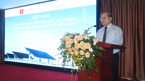 Hội thảo về Quy định nối lưới cho các hệ thống pin lưu trữ năng lượng ở Việt Nam