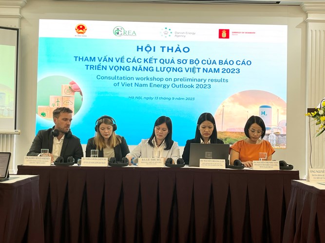 Tham vấn Báo cáo triển vọng Năng lượng Việt Nam 2023