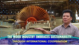 The wood industry embaces sustainability through international cooperation